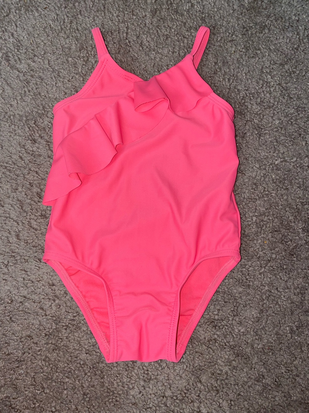 12-18 month pink bathing swim suit one piece